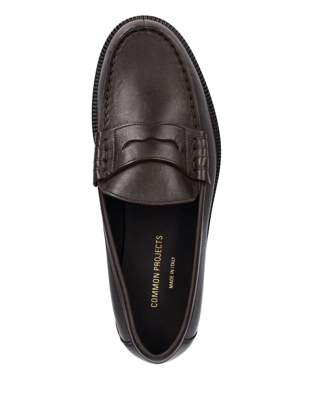 penny leather loafers - 3