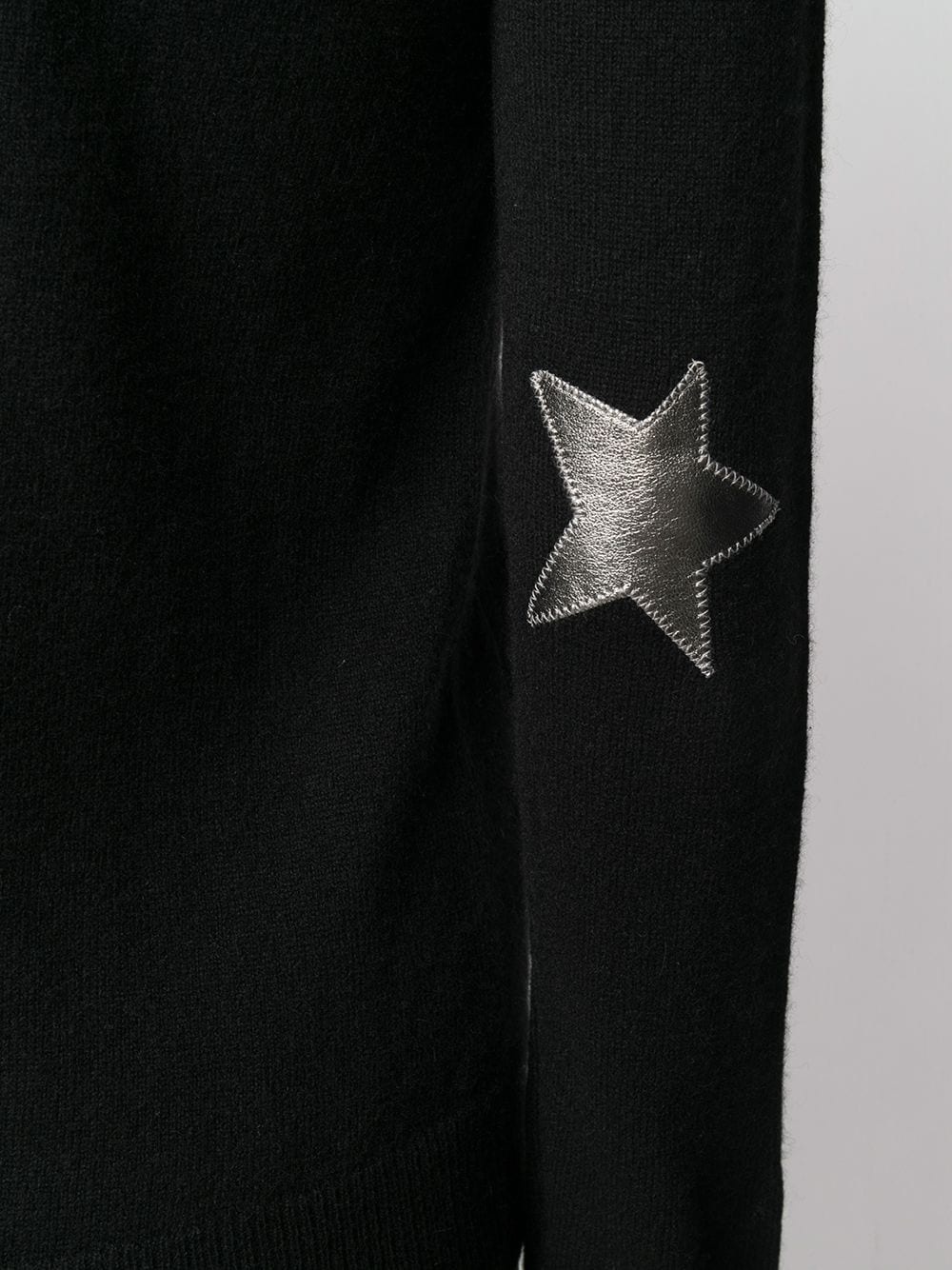 star-patch knitted jumper - 5