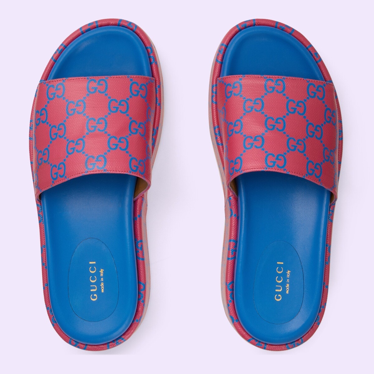 Women's platform slide sandal - 4