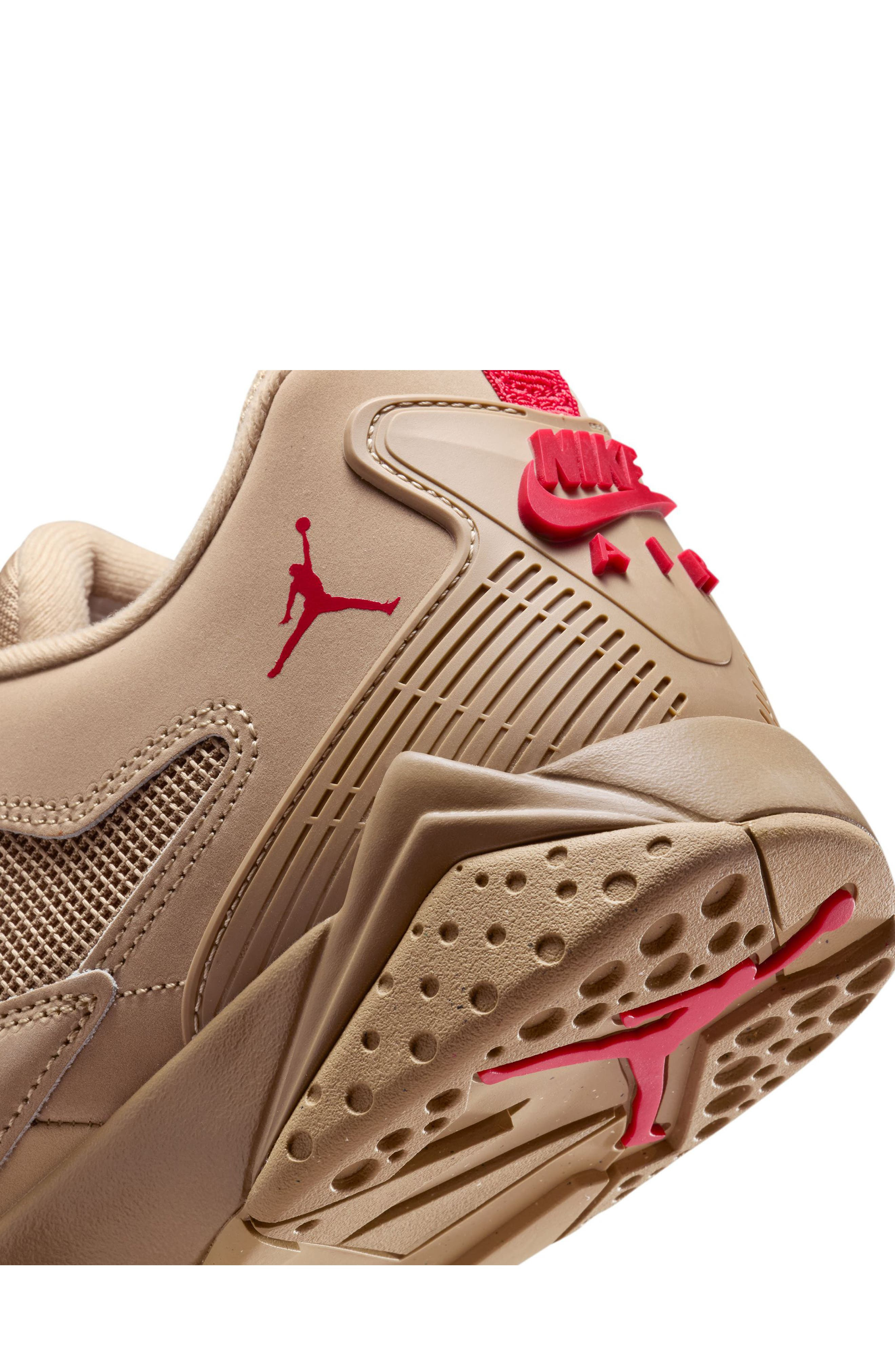 Nike Air Jordan MVP 92 Sneaker in Desert Camo/Fire Red at Nordstrom - 7