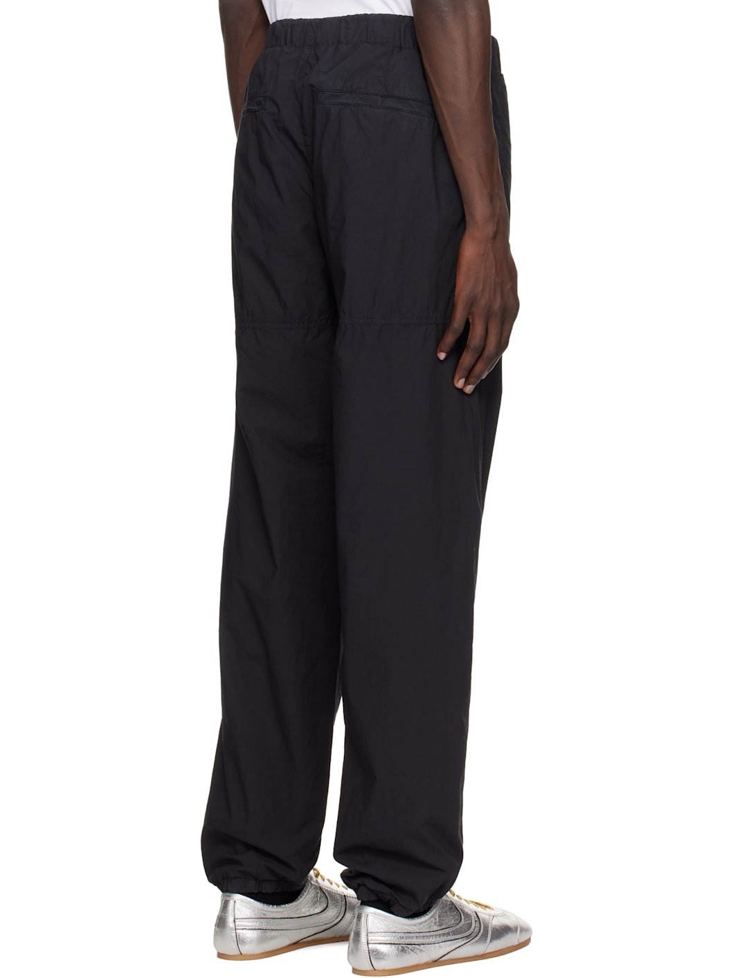 Black Parachute Trousers - 3