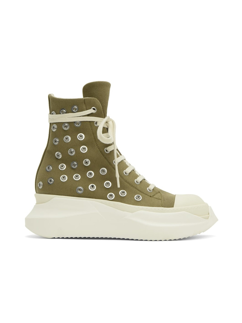 Green Abstract Sneakers 1