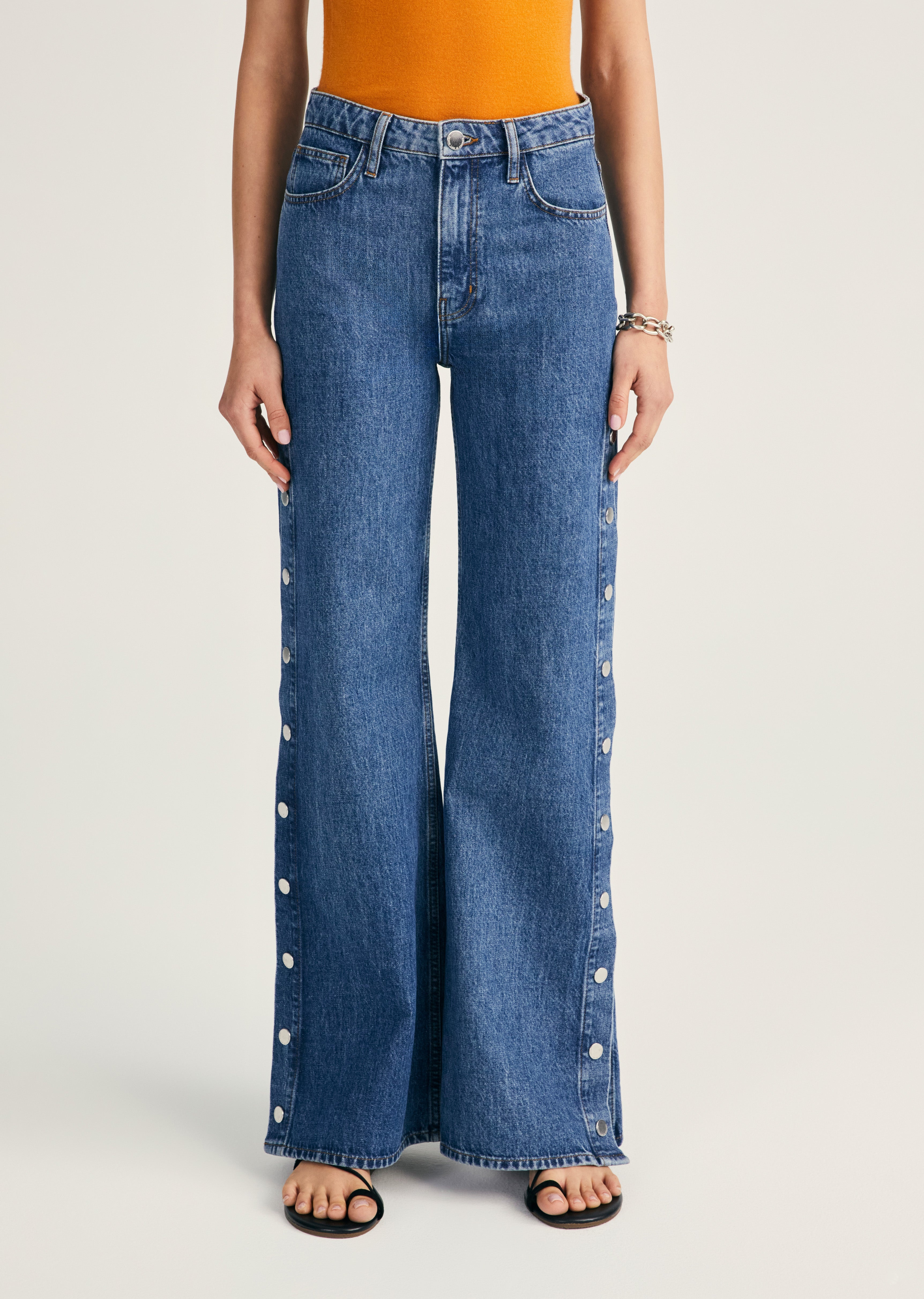 NOLAN SIDE SNAP WIDE LEG - 2