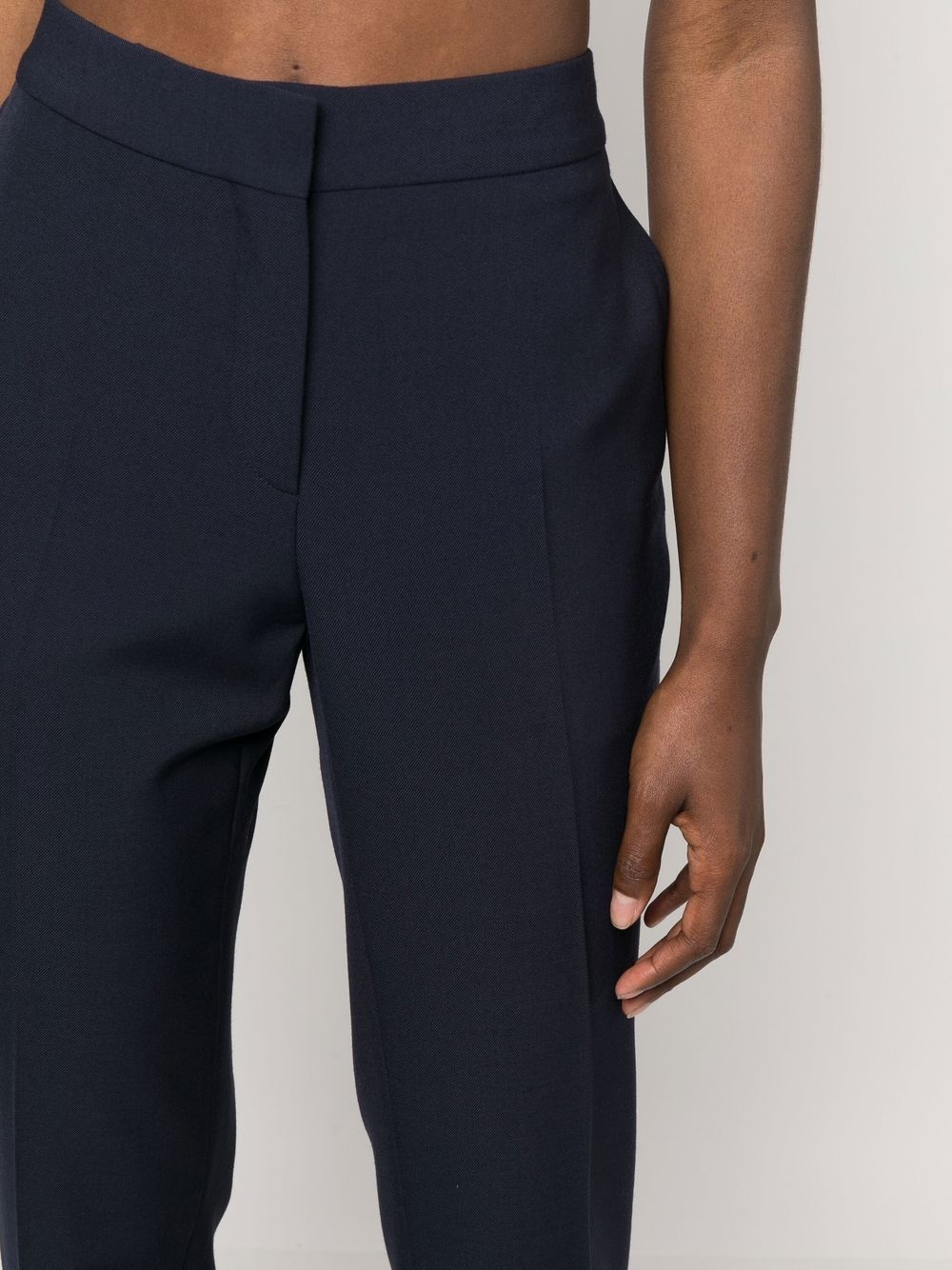 slim-fit straight trousers - 5