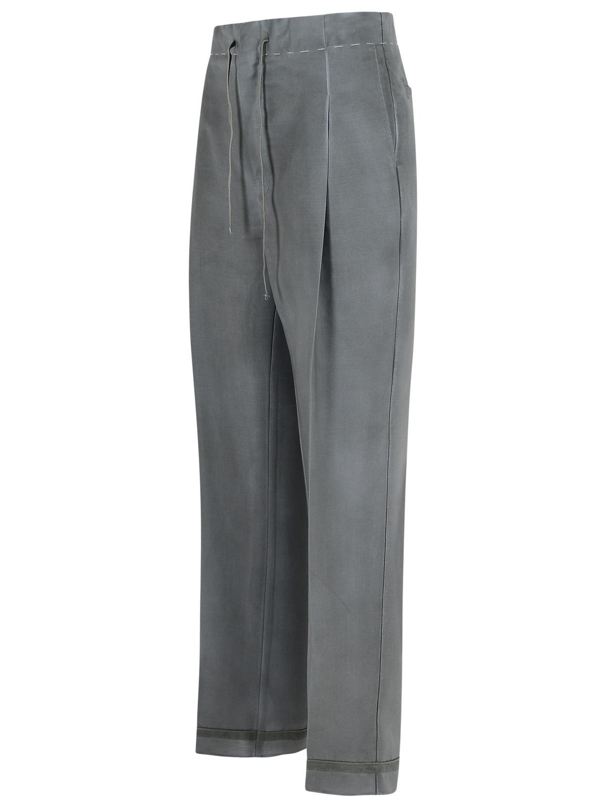 Maison Margiela Grey Mohair Blend Trousers Women - 2