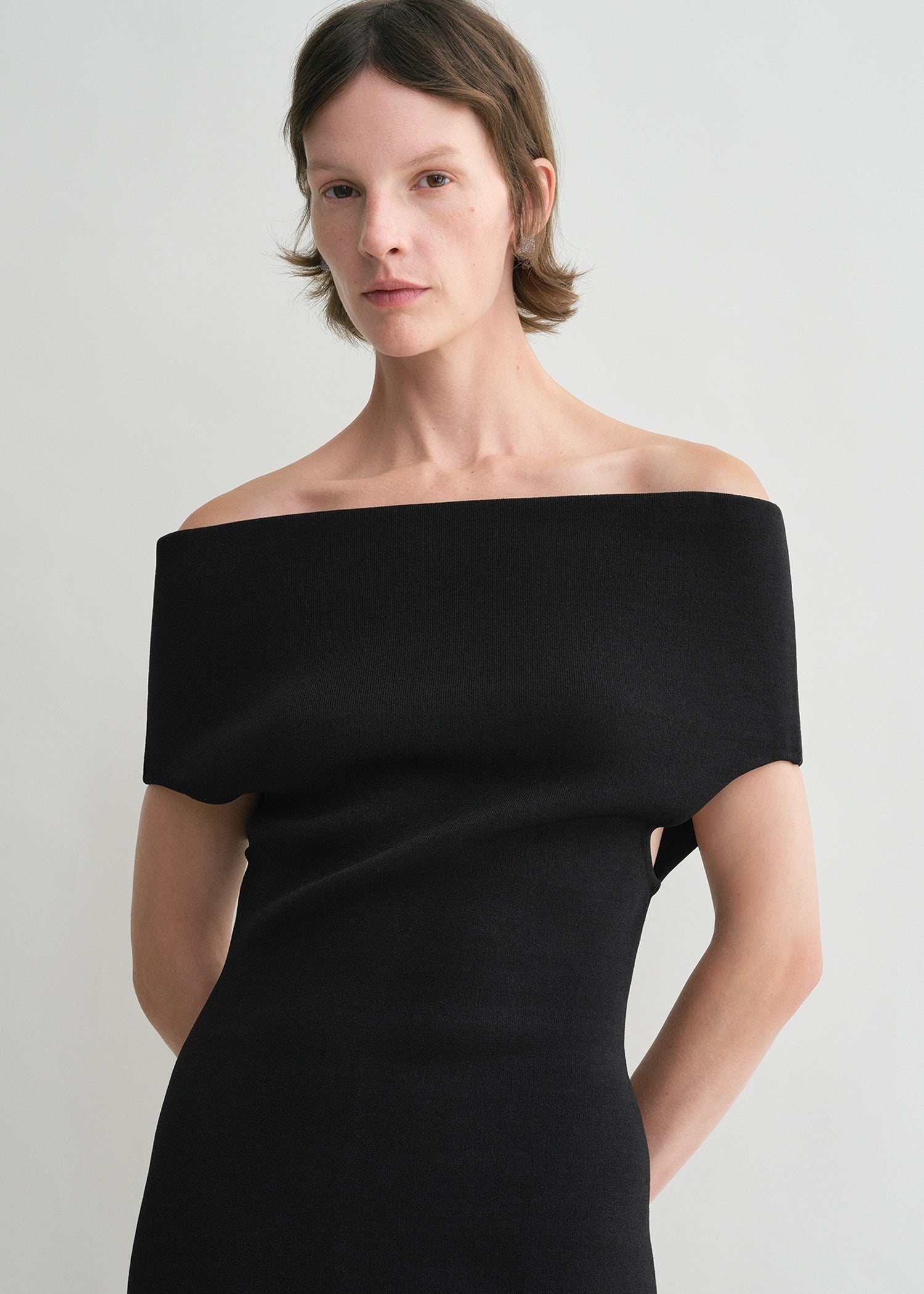 Double-knit dress black - 5