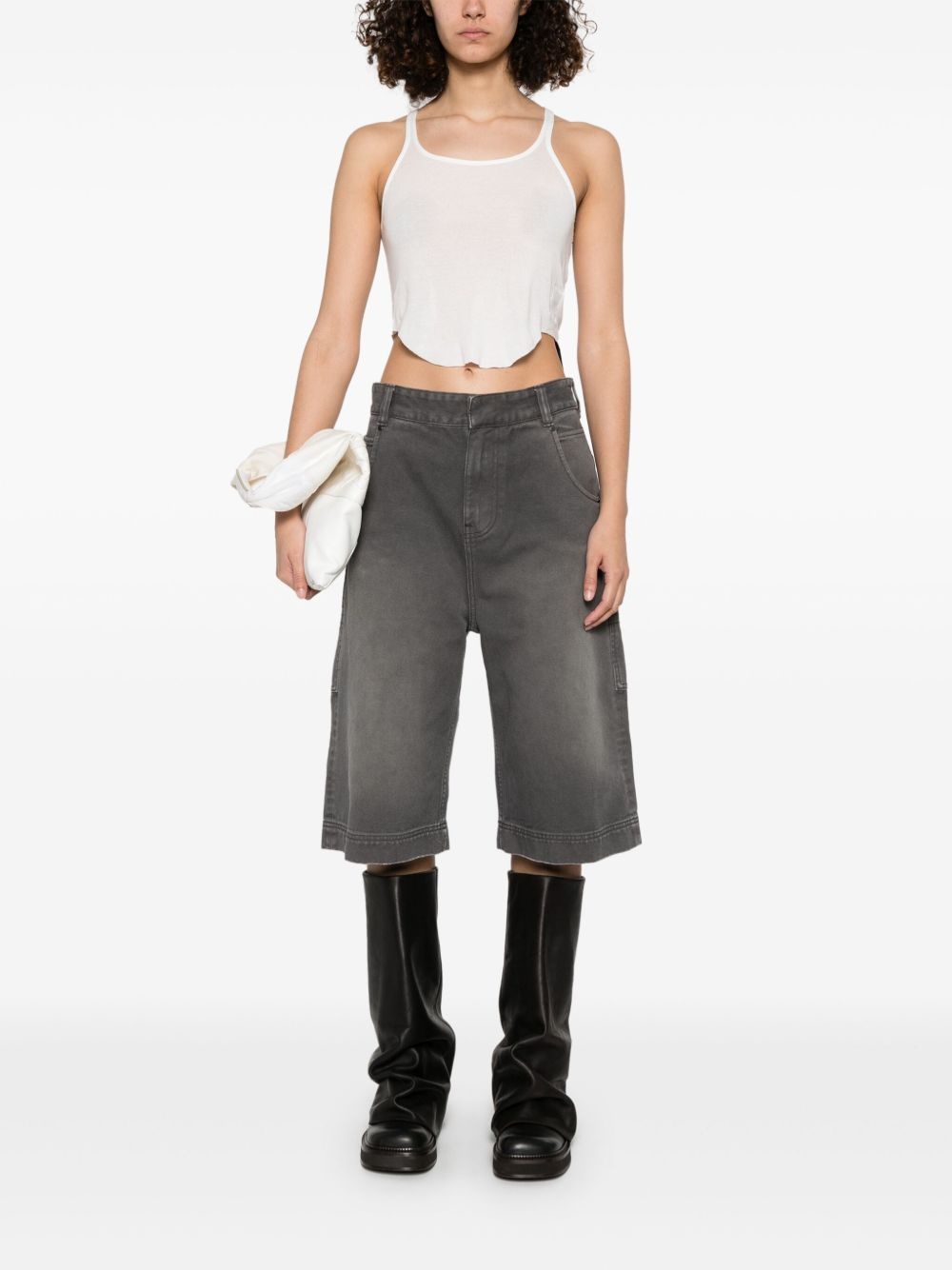cropped tank top - 2