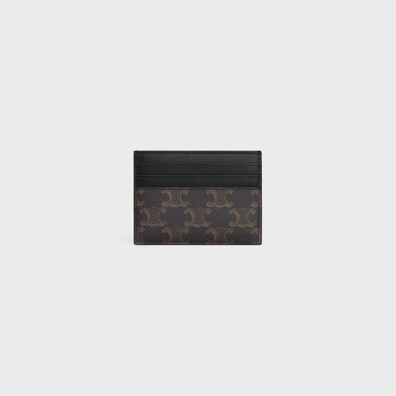 LARGE CARD HOLDER in TRIOMPHE CANVAS AND CLAFSKIN 3