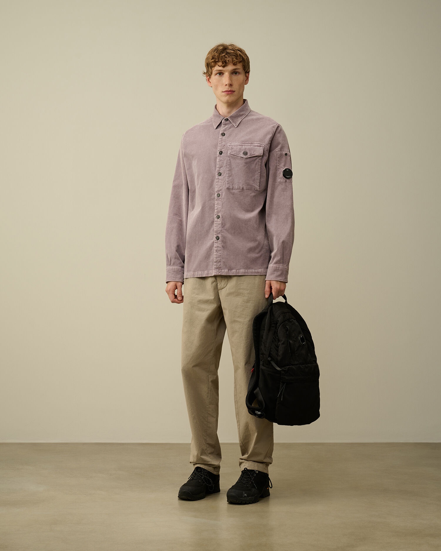 Corduroy Lens Buttoned Shirt - 6
