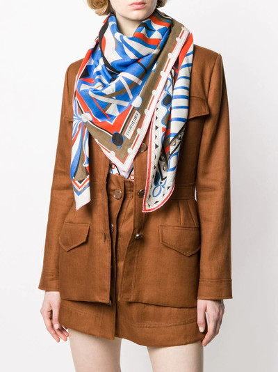 EMILIO PUCCI geometric print scarf outlook