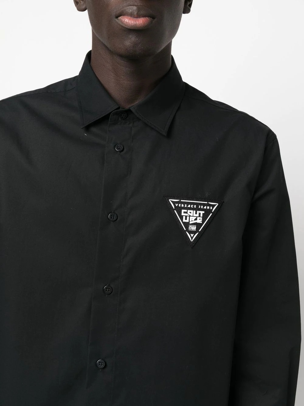 logo button-down shirt - 5