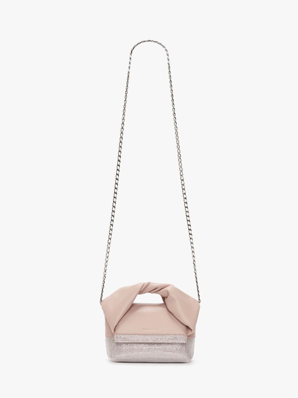 SMALL TWISTER - LEATHER TOP HANDLE BAG WITH CRYSTALS - 5