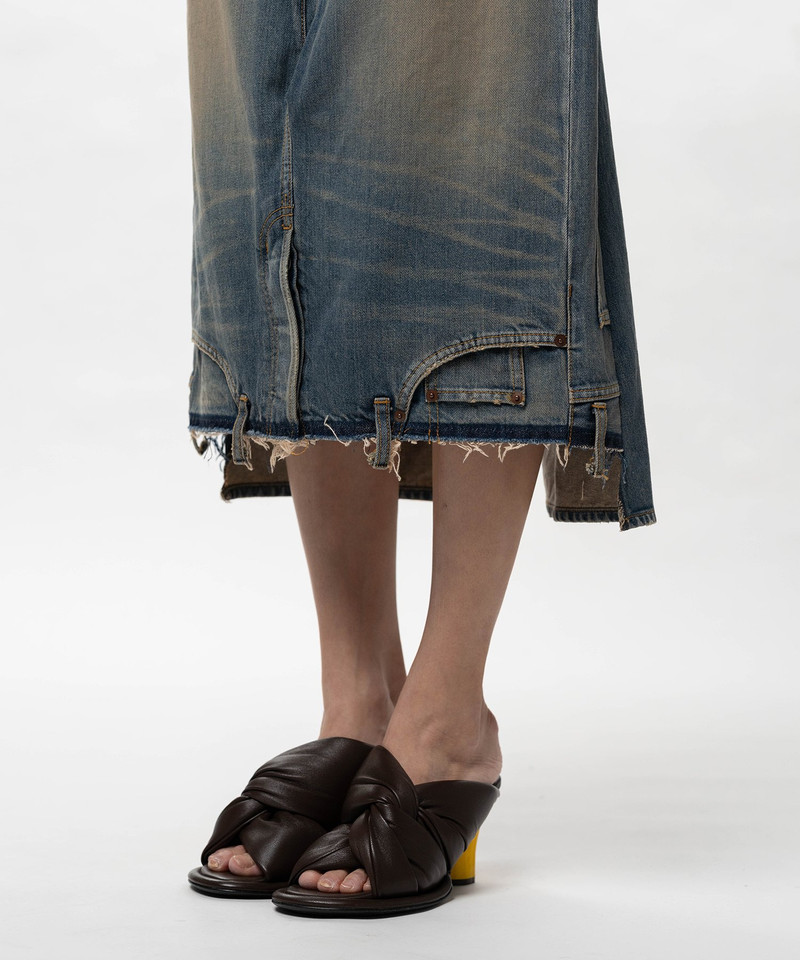 Reversed Denim Skirt 16