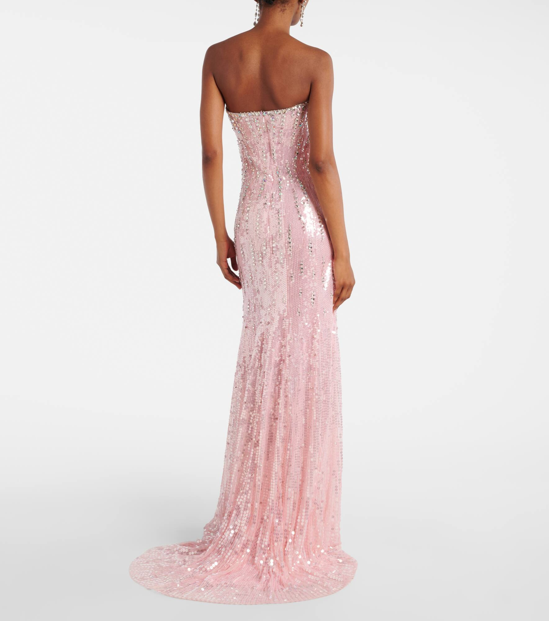 Sarai embellished bustier gown - 3