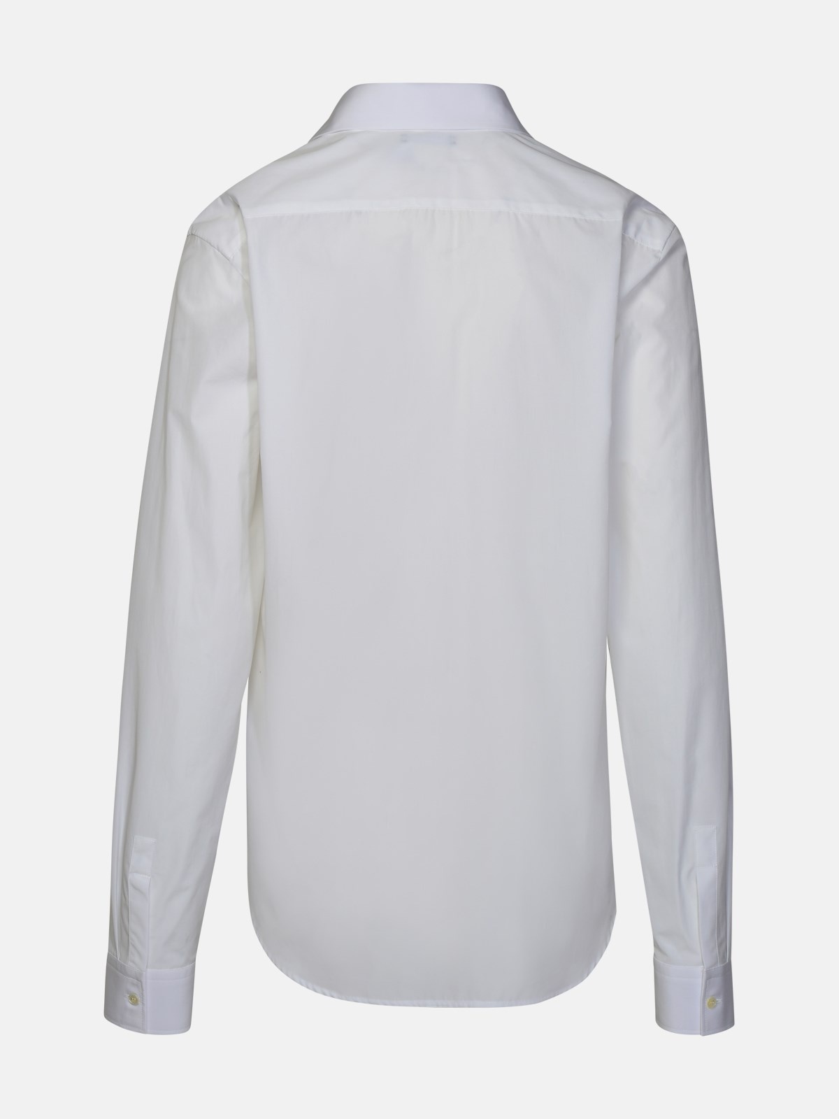 WHITE COTTON SHIRT - 3