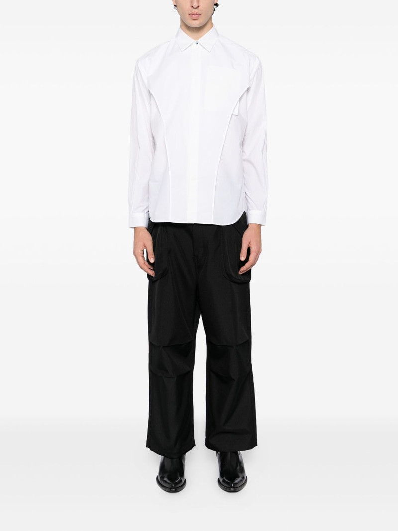 UNDERCOVER concealed button fastening shirt outlook