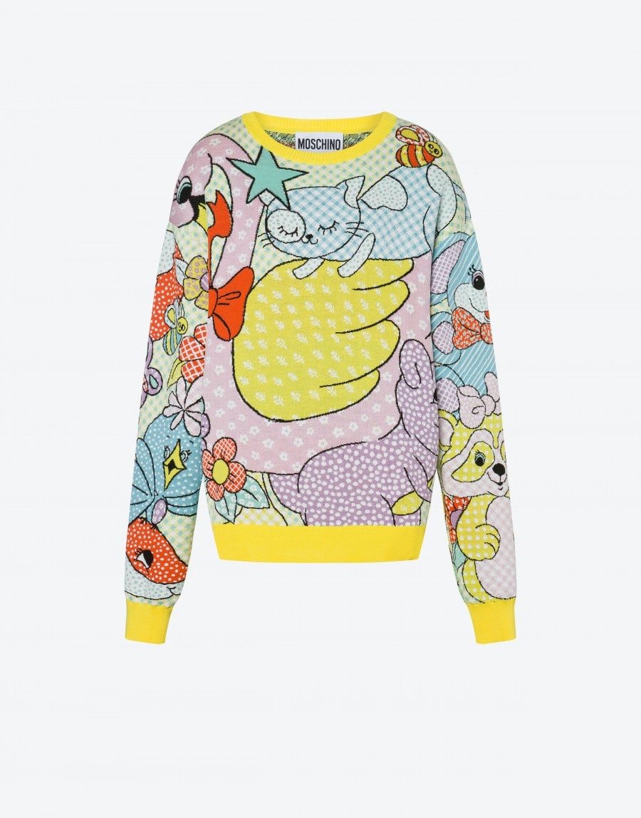MENAGERIE COUTURE COTTON SWEATER - 1