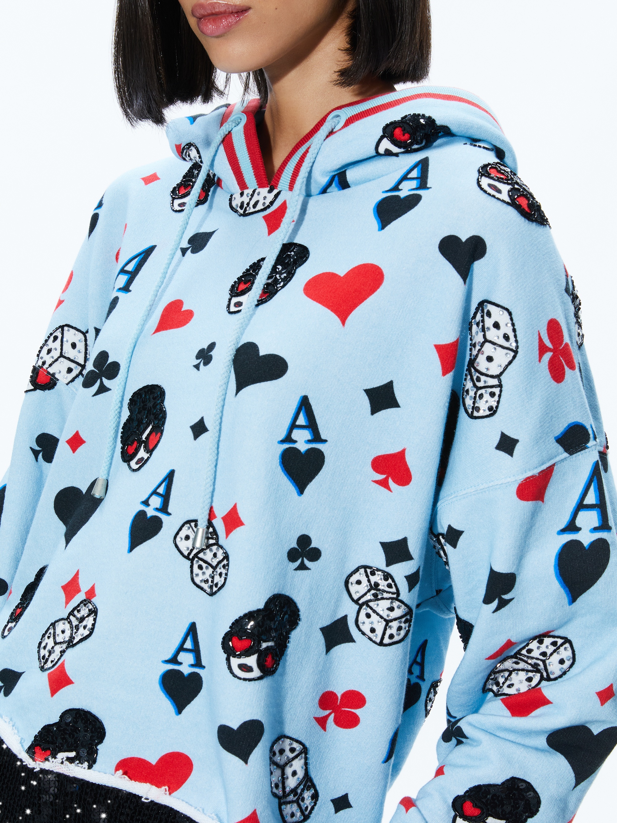 SUNNY BOXY CROPPED HOODIE - 4