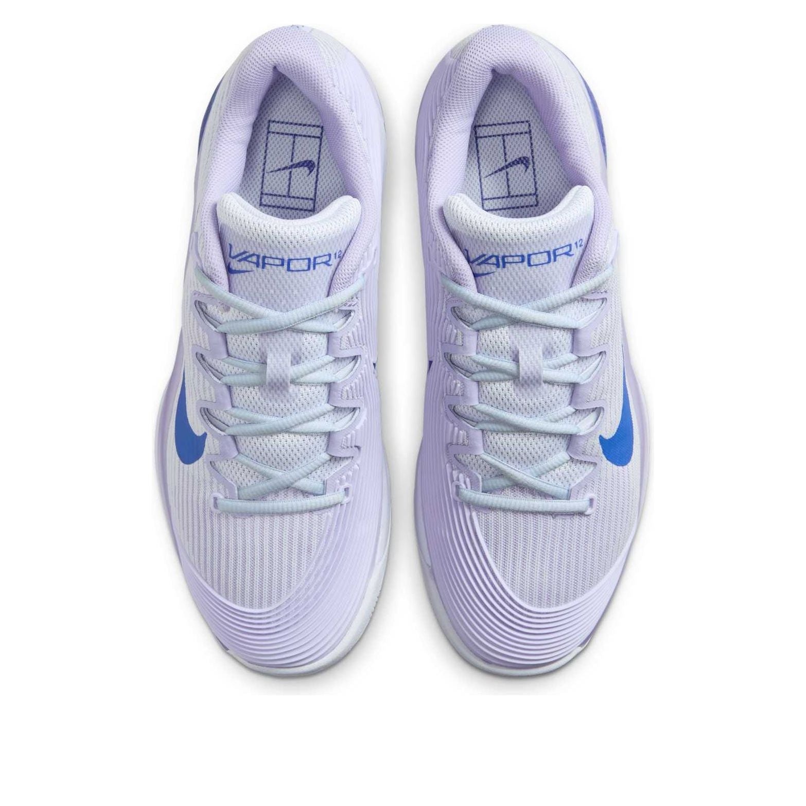 (WMNS) Nike Court Air Zoom Vapor 12 HC 'Amethyst Tint Hydrangeas Deep Night' FV5554-500 - 4