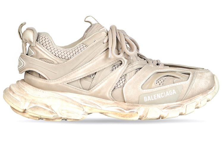(WMNS) Balenciaga Track 1.0 Sneakers 'Faded Beige and White Mesh and Suede Like Fabric' 542436W3CN29 - 2