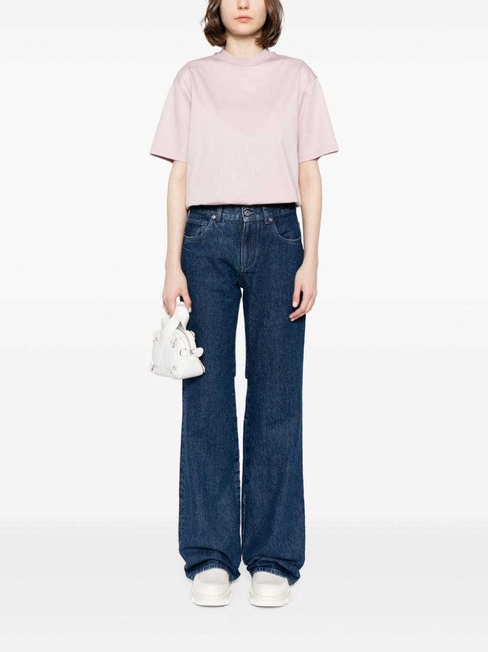 mid-rise flared jeans - 2