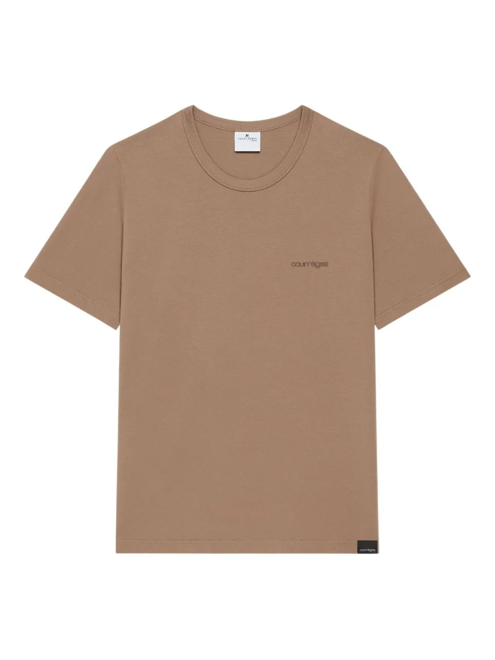 logo-embroidered short-sleeve T-shirt - 1