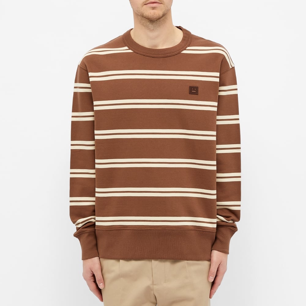 Acne Studios Fairview Stripe Face Crew Sweat - 4