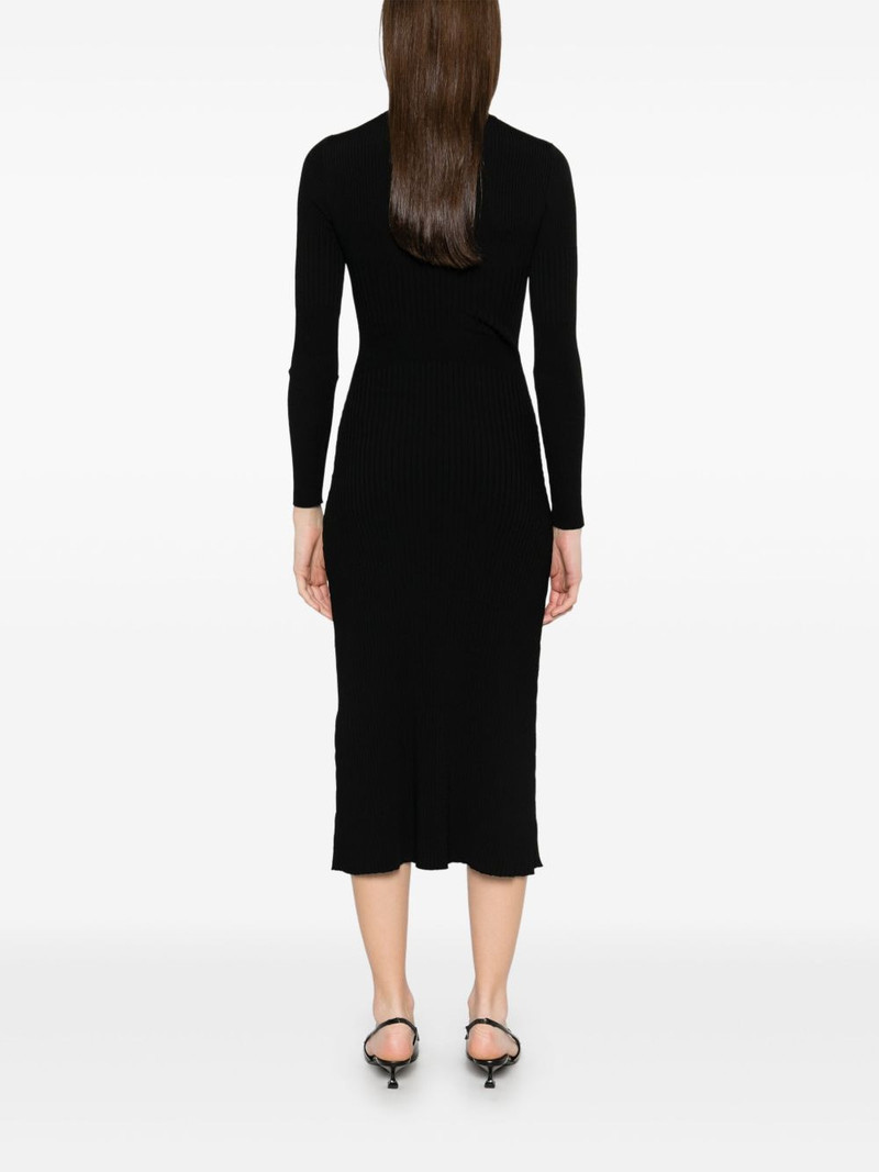 ribbed-knit midi dress 4