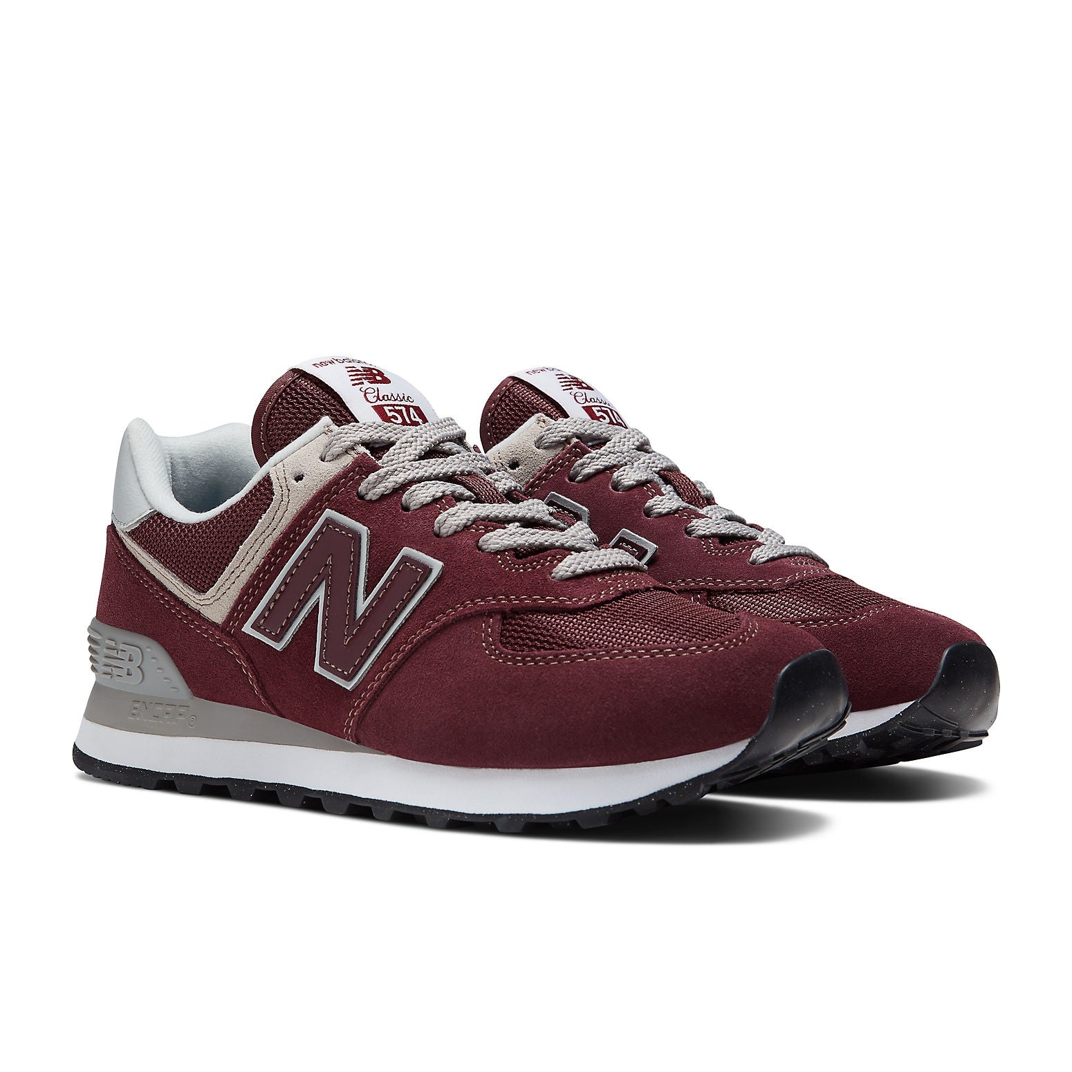 (WMNS) New Balance 574 'Burgundy White' WL574EVM - 2
