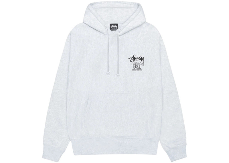 Stüssy Stussy Classic Gear Hoodie Ash Heather outlook