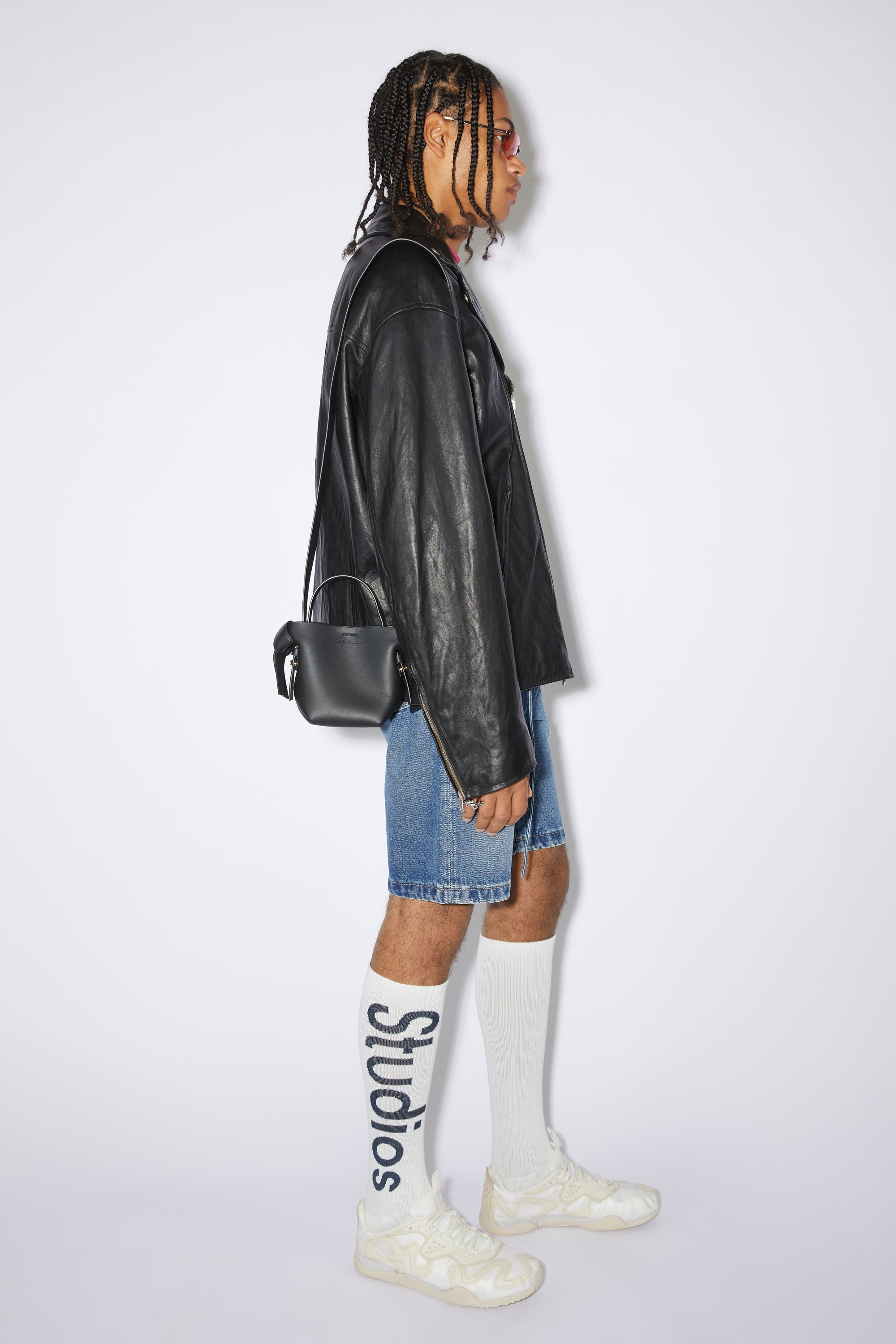 Acne Studios Musubi micro tote - Black | REVERSIBLE