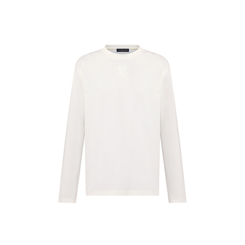 Embossed LV Long-Sleeved T-Shirt - 1