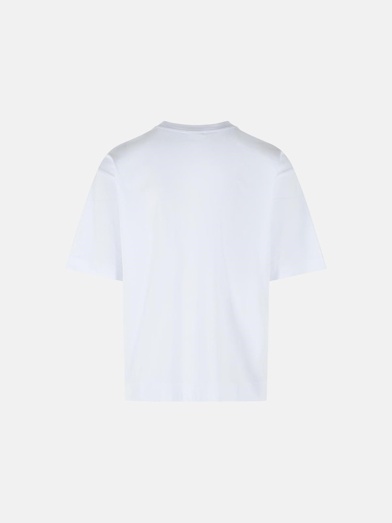 Dries Van Noten 'HESO' WHITE COTTON T-SHIRT outlook