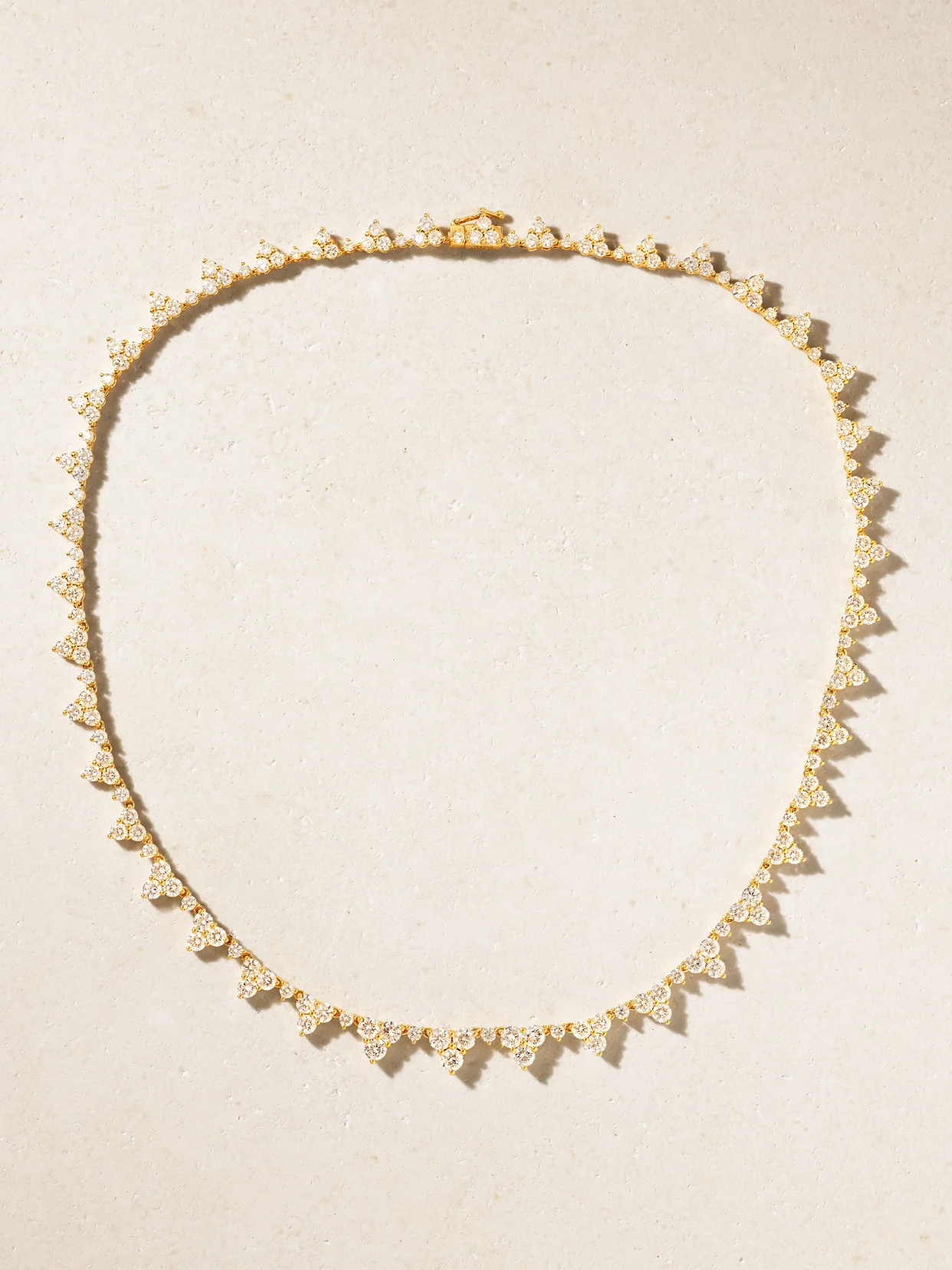 Eternity 18-karat Gold Diamond Choker - 1