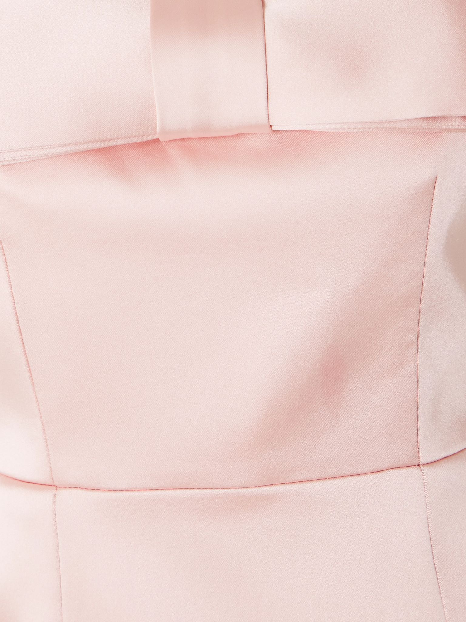 Sisu bow-embellished satin gown Pink - 4