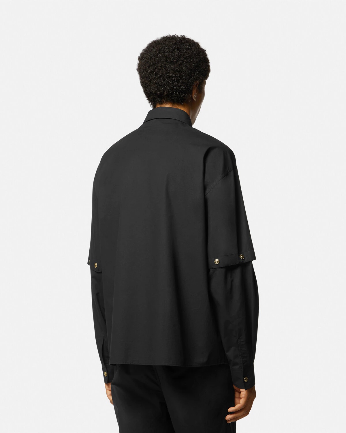 Detachable Relaxed-Fit Shirt - 5