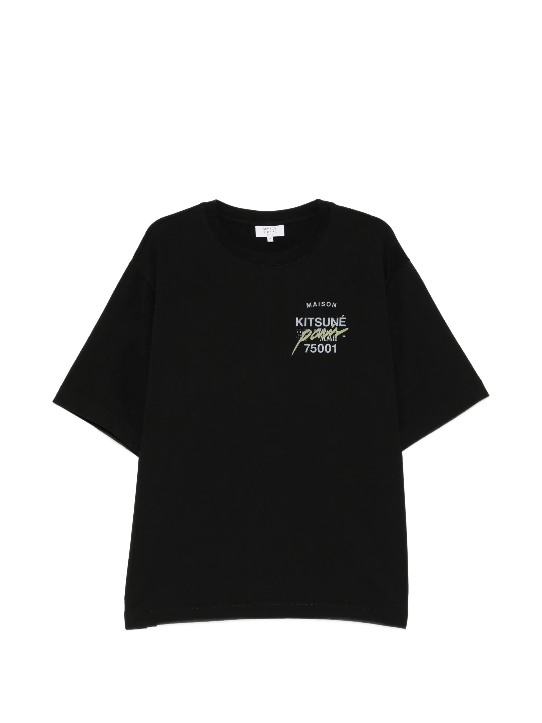 Maison Kitsuné Logo-print Fox-motif T-shirt - 1