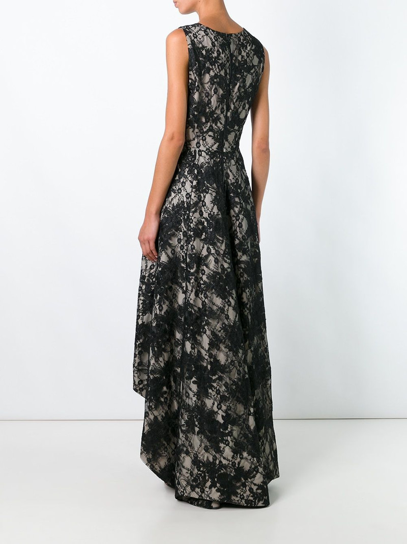 v neck high low dress 3