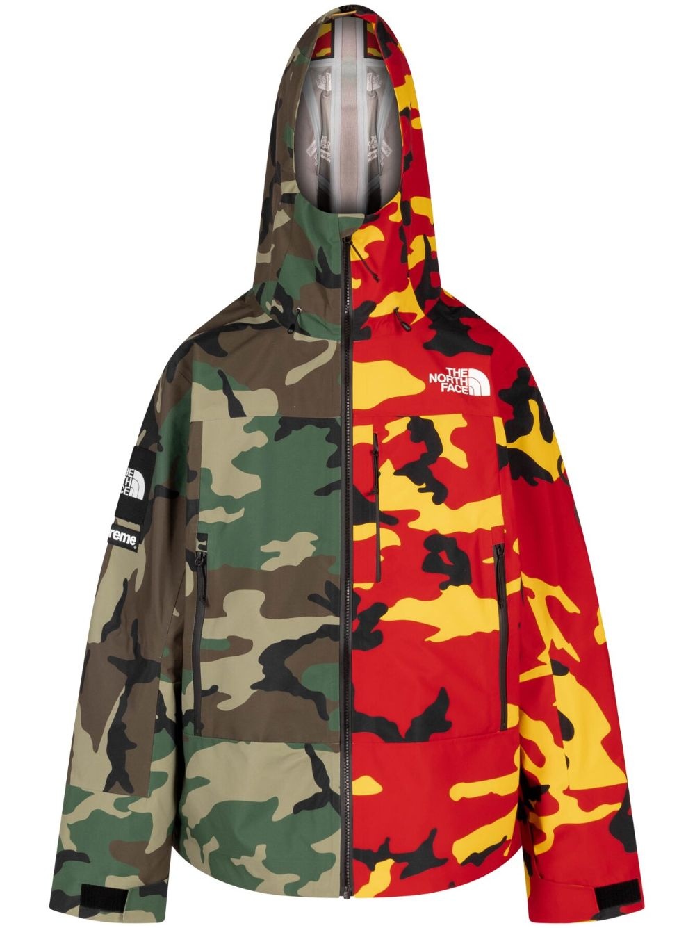 x The North Face camouflage-pattern shell jacket - 1