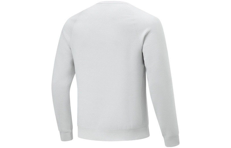 Li-Ning Li-Ning CBA Logo Basketball Sweatshirt 'Light Grey' AWDT863-6 outlook