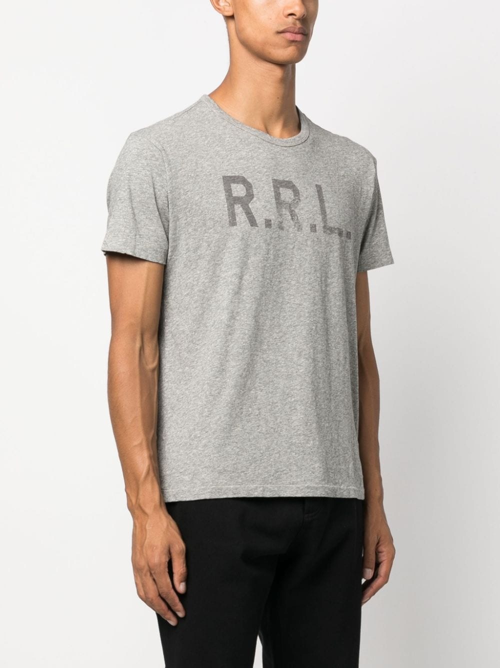 logo print cotton T-shirt - 3