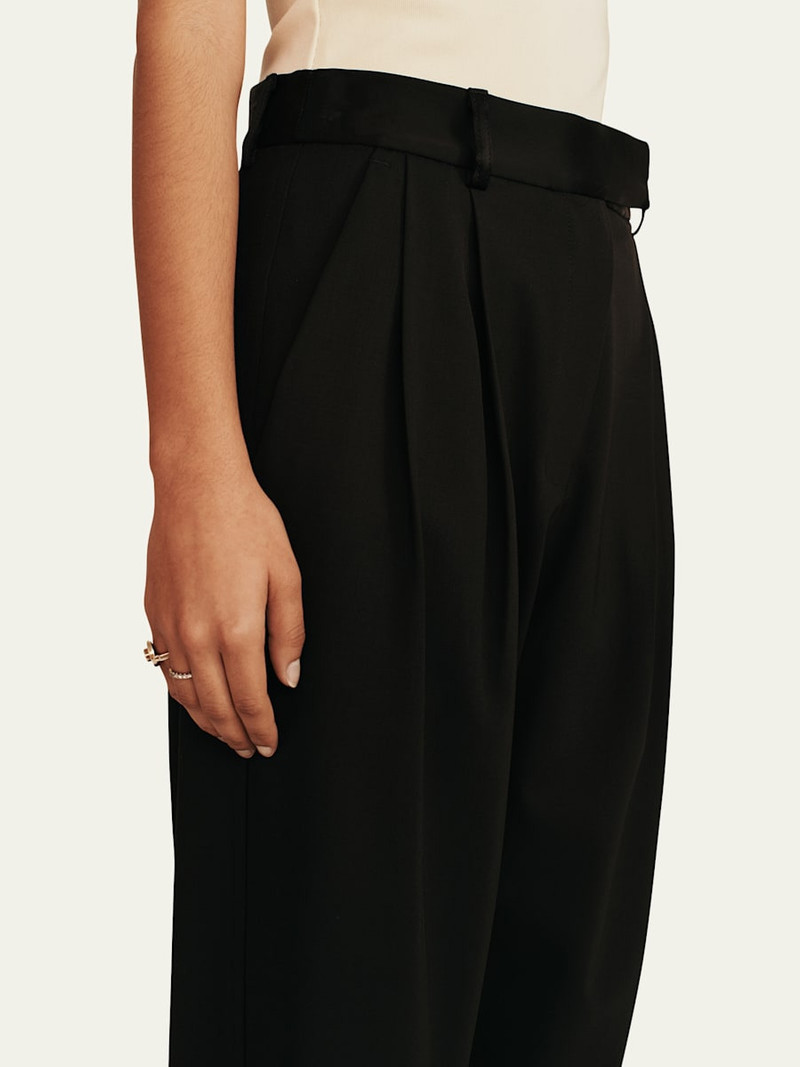 ESSE Studios Classico Pleated Straight-Leg Tux Trousers outlook