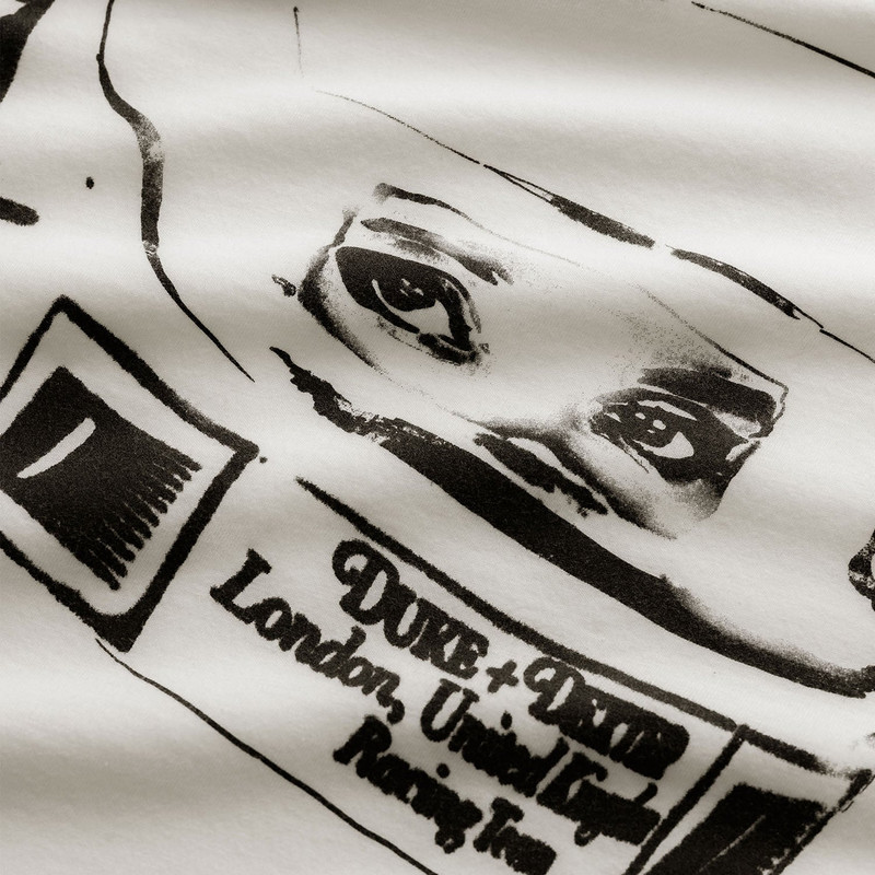 DR Sketch Helmet Vintage White T-Shirt 6