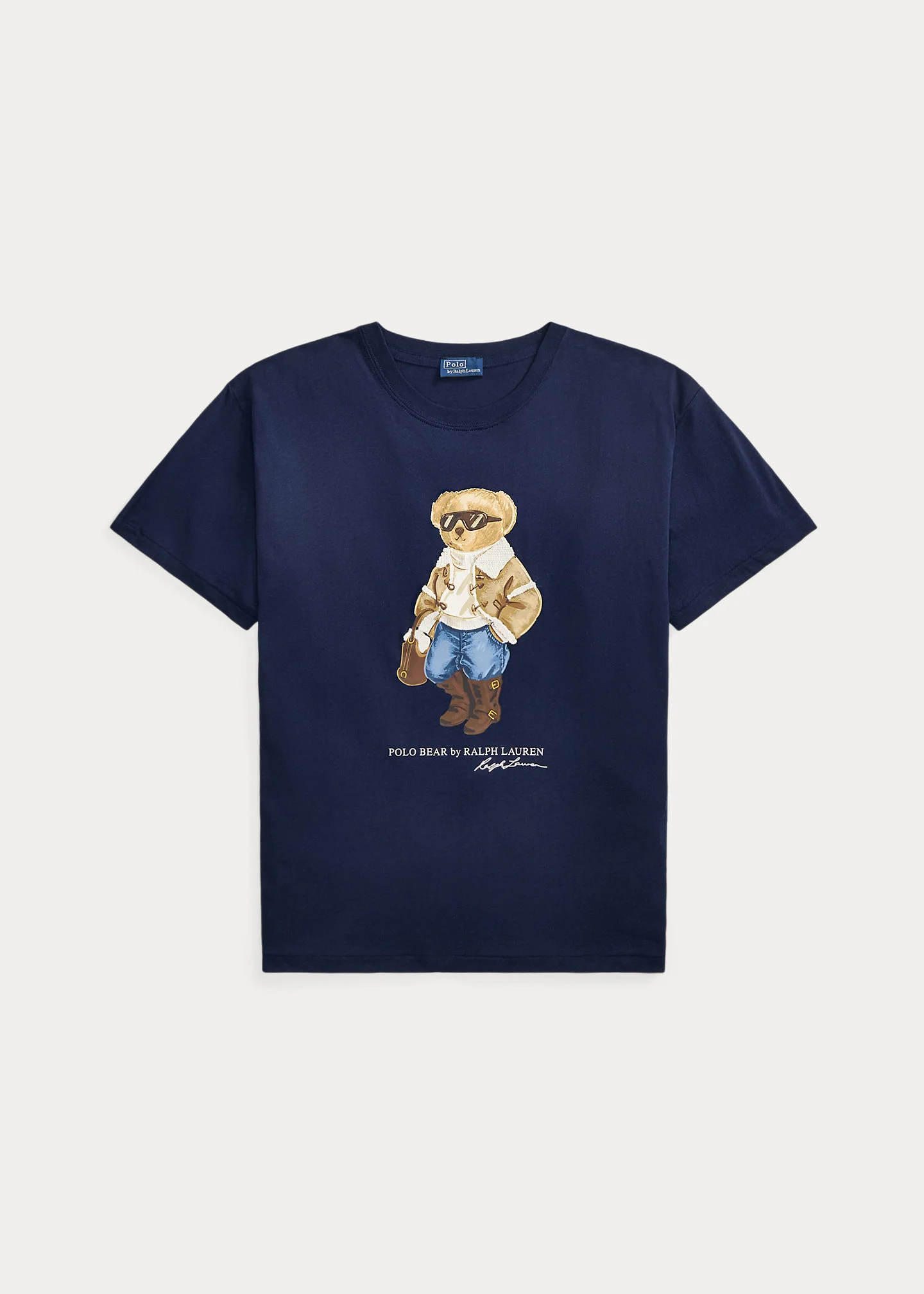 Winter Polo Bear Cotton Jersey Tee - 1