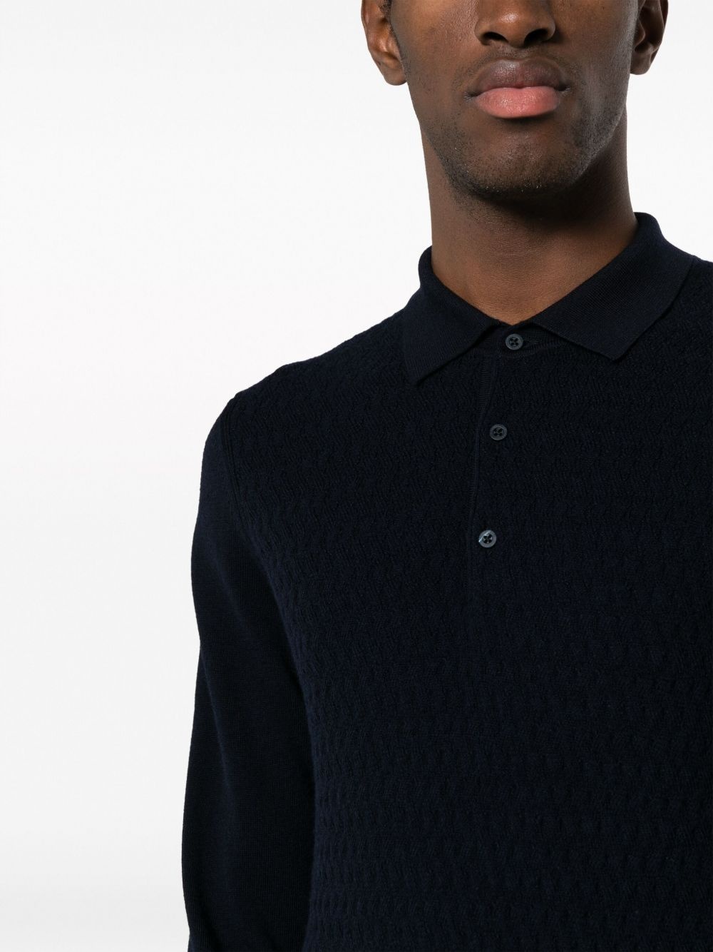 virgin wool polo shirt - 5
