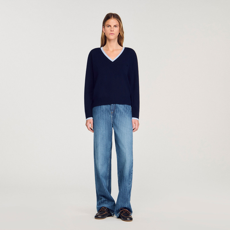 Sandro WOOL AND CASHMERE SWEATER outlook