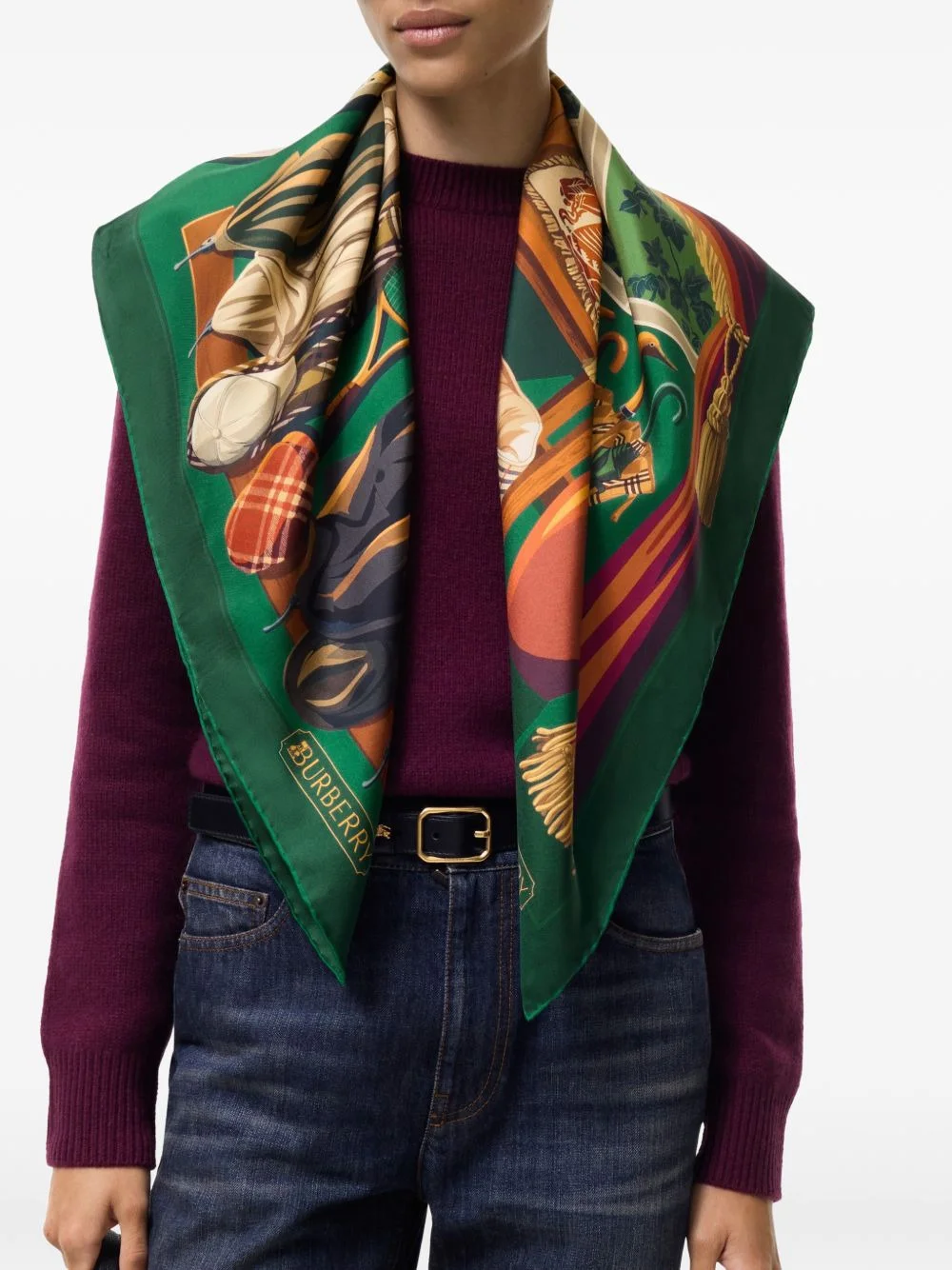 Knight & Day silk scarf - 1
