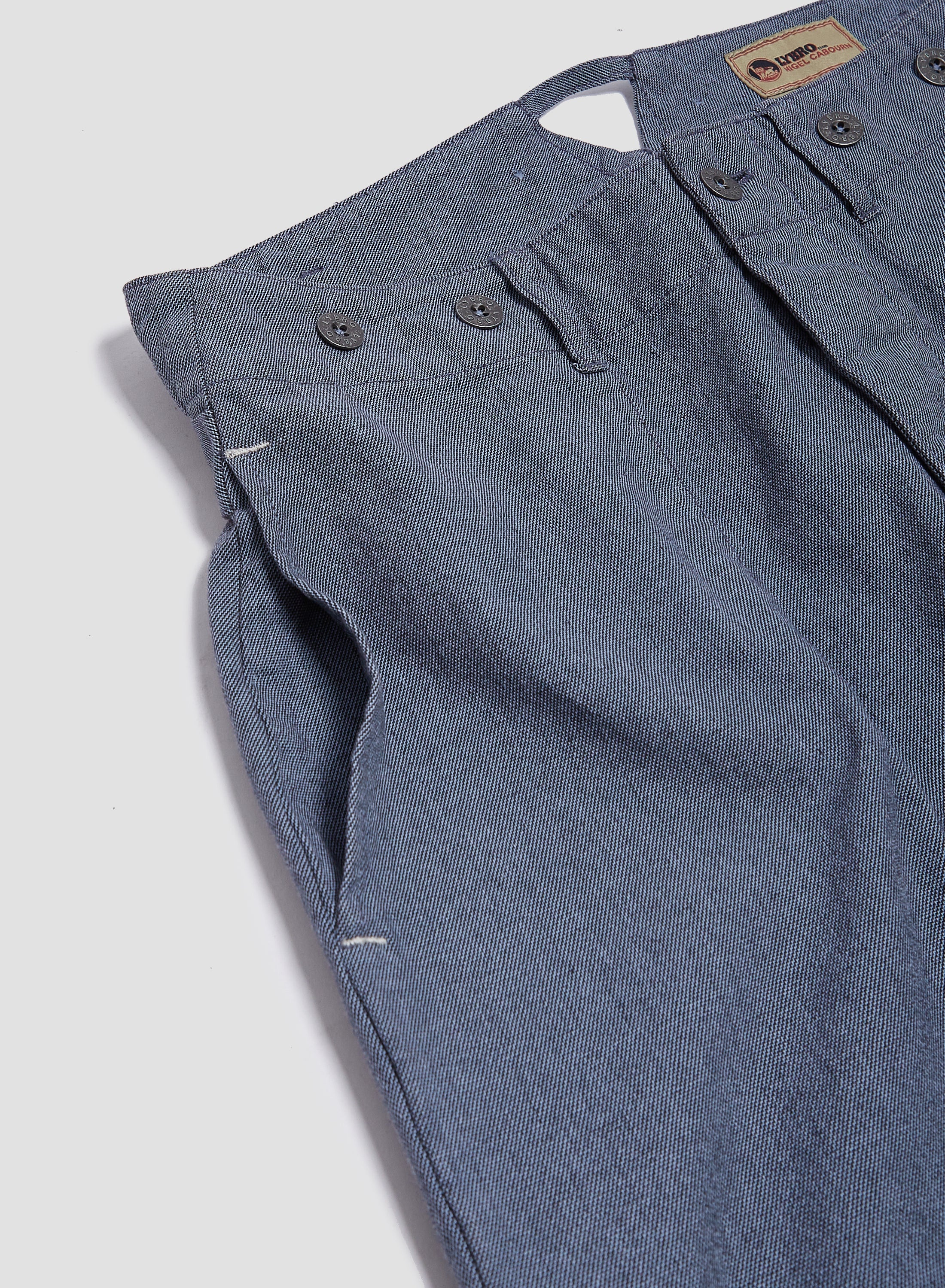 New Workwear Pant Broken Twill in Washed Blue - 9
