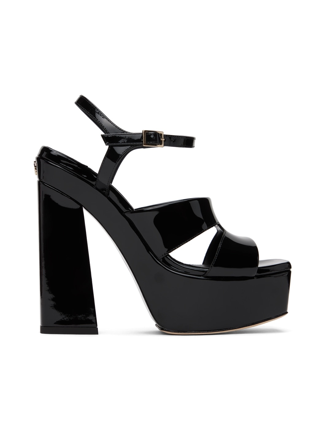 Black Ellison/PF 140 Heeled Sandals - 1