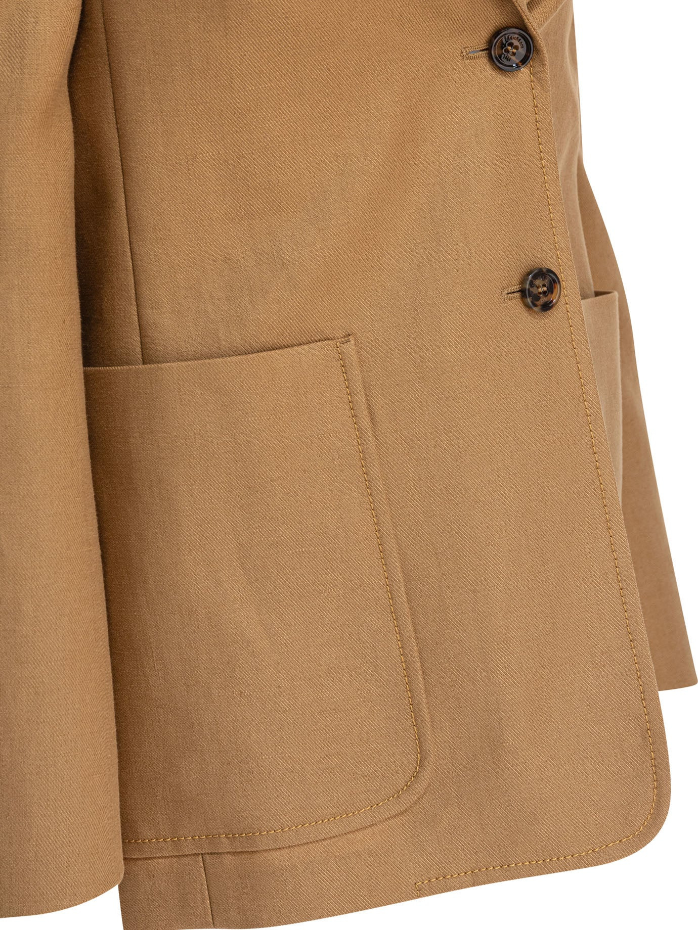 Max Mara Women Single-Breasted Linen Blazer - 4